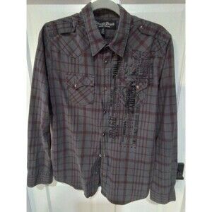 MEN'S JIMMY'S BRAND LONG SLEEVE DRESS SHIRT. SIZE MED.